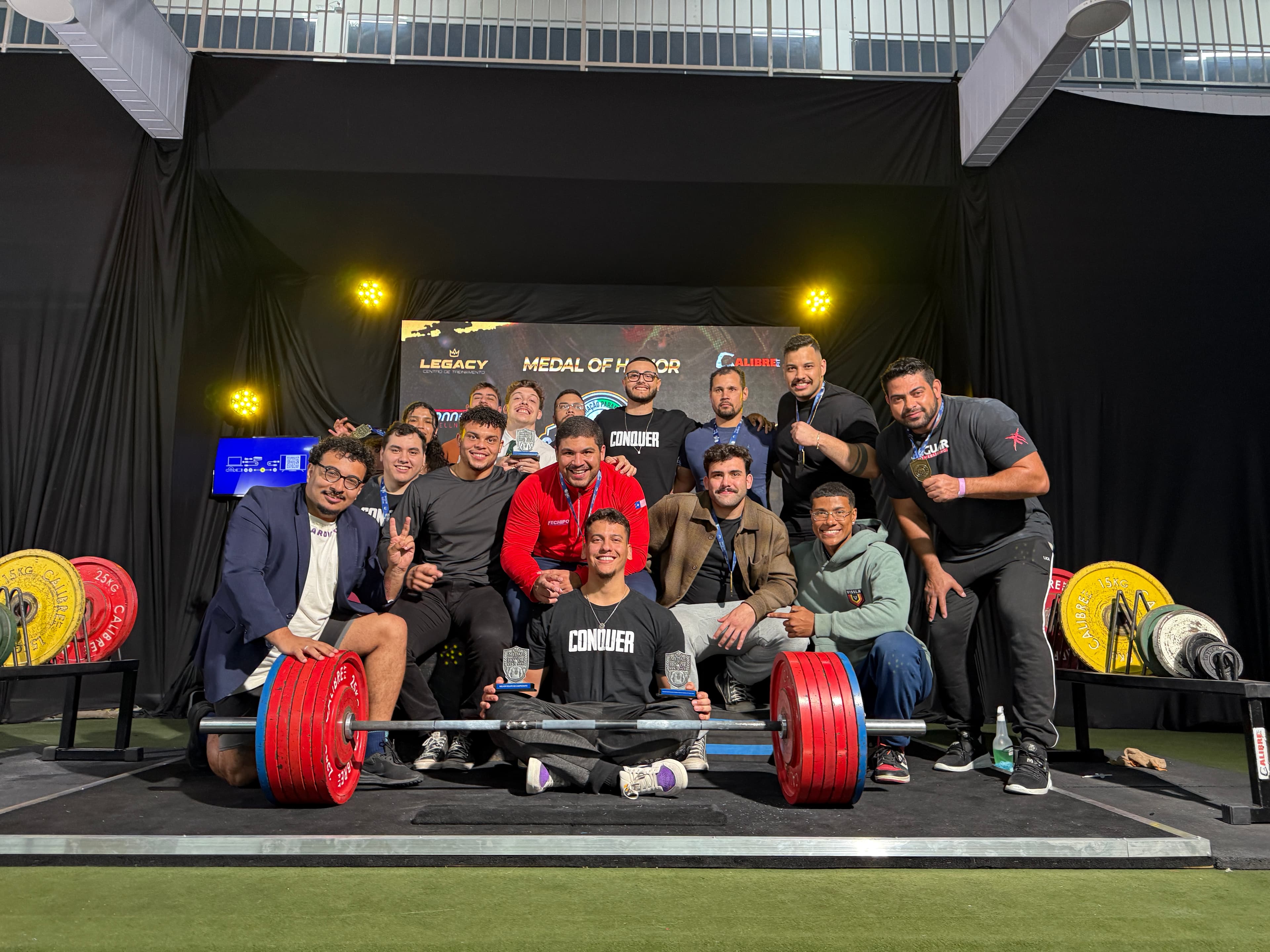 Powerlifter training